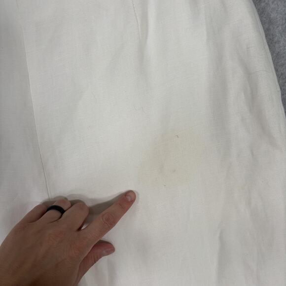 Vintage Casual Corner Linen Pants Sz 12 Lined Quiet Luxury Minimalist Nautical** - Picture 7 of 12